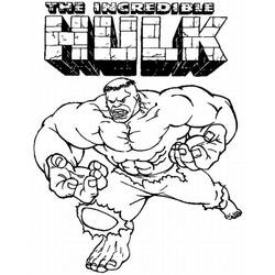 Disegno da colorare: Hulk (Supereroe) #79071 - Pagine da Colorare Stampabili Gratuite