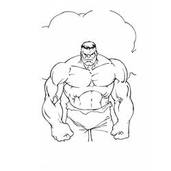 Disegno da colorare: Hulk (Supereroe) #79079 - Pagine da Colorare Stampabili Gratuite