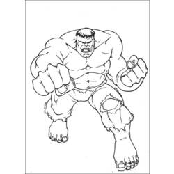 Disegno da colorare: Hulk (Supereroe) #79080 - Pagine da Colorare Stampabili Gratuite