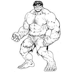 Disegno da colorare: Hulk (Supereroe) #79082 - Pagine da Colorare Stampabili Gratuite