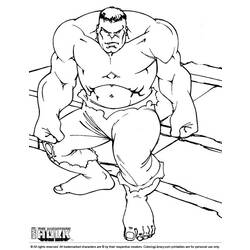 Disegno da colorare: Hulk (Supereroe) #79098 - Pagine da Colorare Stampabili Gratuite