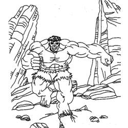 Disegno da colorare: Hulk (Supereroe) #79102 - Pagine da Colorare Stampabili Gratuite