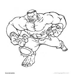Disegno da colorare: Hulk (Supereroe) #79109 - Pagine da Colorare Stampabili Gratuite