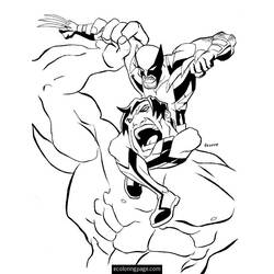 Disegno da colorare: Hulk (Supereroe) #79113 - Pagine da Colorare Stampabili Gratuite