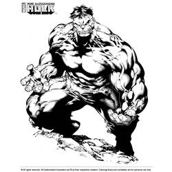 Disegno da colorare: Hulk (Supereroe) #79124 - Pagine da Colorare Stampabili Gratuite