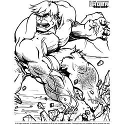 Disegno da colorare: Hulk (Supereroe) #79130 - Pagine da Colorare Stampabili Gratuite