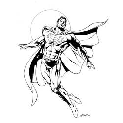 Disegno da colorare: I supereroi della DC Comics (Supereroe) #80131 - Pagine da Colorare Stampabili Gratuite