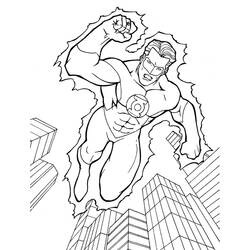 Disegno da colorare: I supereroi della DC Comics (Supereroe) #80149 - Pagine da Colorare Stampabili Gratuite