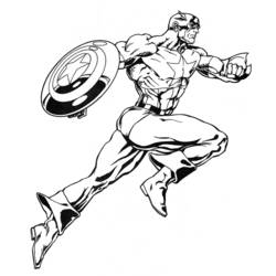 Disegno da colorare: I supereroi della DC Comics (Supereroe) #80200 - Pagine da Colorare Stampabili Gratuite