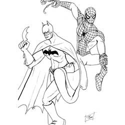 Disegno da colorare: I supereroi della DC Comics (Supereroe) #80247 - Pagine da Colorare Stampabili Gratuite