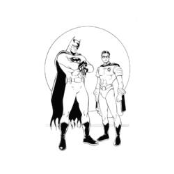 Disegno da colorare: I supereroi della DC Comics (Supereroe) #80264 - Pagine da Colorare Stampabili Gratuite