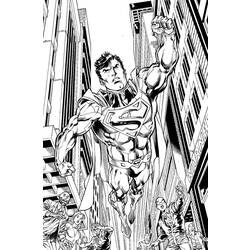 Disegno da colorare: I supereroi della DC Comics (Supereroe) #80367 - Pagine da Colorare Stampabili Gratuite
