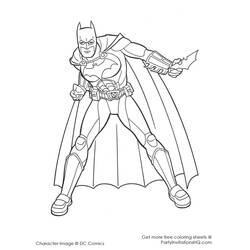 Disegno da colorare: I supereroi della DC Comics (Supereroe) #80382 - Pagine da Colorare Stampabili Gratuite