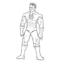 Disegno da colorare: I supereroi della DC Comics (Supereroe) #80419 - Pagine da Colorare Stampabili Gratuite