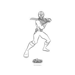 Disegno da colorare: Power Ranger (Supereroe) #49955 - Pagine da Colorare Stampabili Gratuite