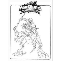 Disegno da colorare: Power Ranger (Supereroe) #49957 - Pagine da Colorare Stampabili Gratuite