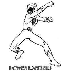 Disegno da colorare: Power Ranger (Supereroe) #49962 - Pagine da Colorare Stampabili Gratuite