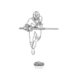 Disegno da colorare: Power Ranger (Supereroe) #49970 - Pagine da Colorare Stampabili Gratuite