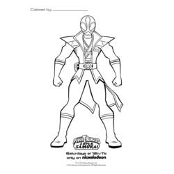 Disegno da colorare: Power Ranger (Supereroe) #49989 - Pagine da Colorare Stampabili Gratuite