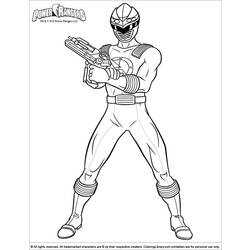 Disegno da colorare: Power Ranger (Supereroe) #49997 - Pagine da Colorare Stampabili Gratuite