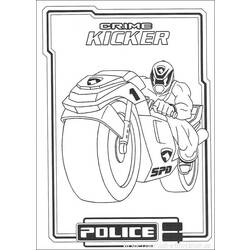 Disegno da colorare: Power Ranger (Supereroe) #50001 - Pagine da Colorare Stampabili Gratuite