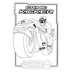 Disegno da colorare: Power Ranger (Supereroe) #50007 - Pagine da Colorare Stampabili Gratuite
