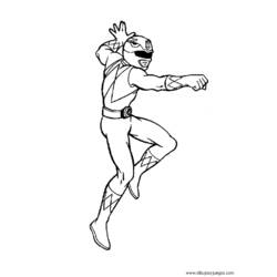 Disegno da colorare: Power Ranger (Supereroe) #50008 - Pagine da Colorare Stampabili Gratuite