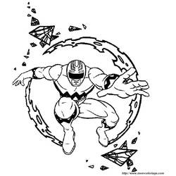 Disegno da colorare: Power Ranger (Supereroe) #50013 - Pagine da Colorare Stampabili Gratuite