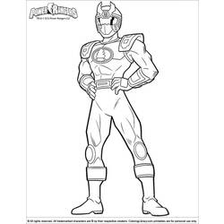 Disegno da colorare: Power Ranger (Supereroe) #50018 - Pagine da Colorare Stampabili Gratuite