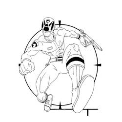 Disegno da colorare: Power Ranger (Supereroe) #50023 - Pagine da Colorare Stampabili Gratuite