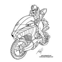Disegno da colorare: Power Ranger (Supereroe) #50025 - Pagine da Colorare Stampabili Gratuite