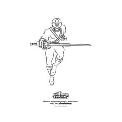 Disegno da colorare: Power Ranger (Supereroe) #50048 - Pagine da Colorare Stampabili Gratuite