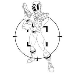 Disegno da colorare: Power Ranger (Supereroe) #50054 - Pagine da Colorare Stampabili Gratuite