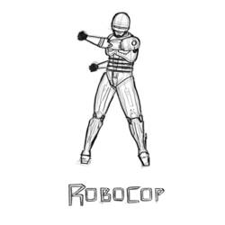 Disegno da colorare: Robocop (Supereroe) #71367 - Pagine da Colorare Stampabili Gratuite