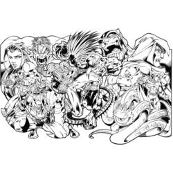 Disegno da colorare: Supereroi Marvel (Supereroe) #79593 - Pagine da Colorare Stampabili Gratuite