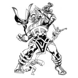 Disegno da colorare: Supereroi Marvel (Supereroe) #79600 - Pagine da Colorare Stampabili Gratuite