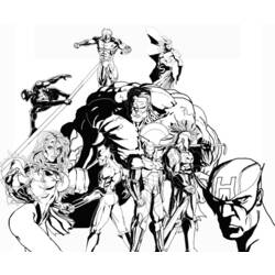 Disegno da colorare: Supereroi Marvel (Supereroe) #79622 - Pagine da Colorare Stampabili Gratuite