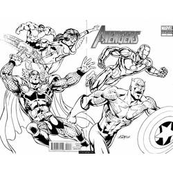 Disegno da colorare: Supereroi Marvel (Supereroe) #79675 - Pagine da Colorare Stampabili Gratuite