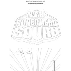 Disegno da colorare: Supereroi Marvel (Supereroe) #79682 - Pagine da Colorare Stampabili Gratuite