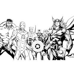 Disegno da colorare: Supereroi Marvel (Supereroe) #79857 - Pagine da Colorare Stampabili Gratuite