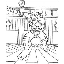 Disegno da colorare: tartarughe Ninja (Supereroe) #75374 - Pagine da Colorare Stampabili Gratuite