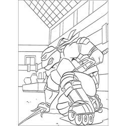 Disegno da colorare: tartarughe Ninja (Supereroe) #75375 - Pagine da Colorare Stampabili Gratuite