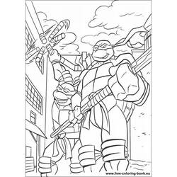 Disegno da colorare: tartarughe Ninja (Supereroe) #75376 - Pagine da Colorare Stampabili Gratuite