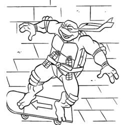 Disegno da colorare: tartarughe Ninja (Supereroe) #75380 - Pagine da Colorare Stampabili Gratuite