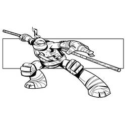 Disegno da colorare: tartarughe Ninja (Supereroe) #75393 - Pagine da Colorare Stampabili Gratuite