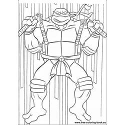 Disegno da colorare: tartarughe Ninja (Supereroe) #75413 - Pagine da Colorare Stampabili Gratuite