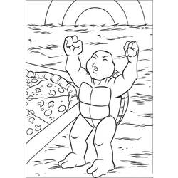 Disegno da colorare: tartarughe Ninja (Supereroe) #75430 - Pagine da Colorare Stampabili Gratuite