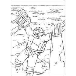 Disegno da colorare: tartarughe Ninja (Supereroe) #75454 - Pagine da Colorare Stampabili Gratuite