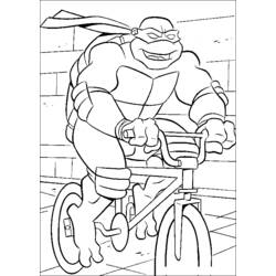 Disegno da colorare: tartarughe Ninja (Supereroe) #75463 - Pagine da Colorare Stampabili Gratuite