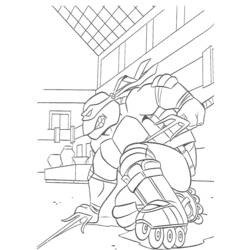 Disegno da colorare: tartarughe Ninja (Supereroe) #75479 - Pagine da Colorare Stampabili Gratuite